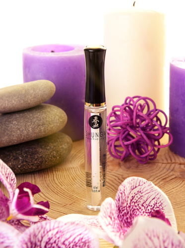 Блеск для губ Shunga с эффектом ледяного огня Кокос 10 мл фото 5