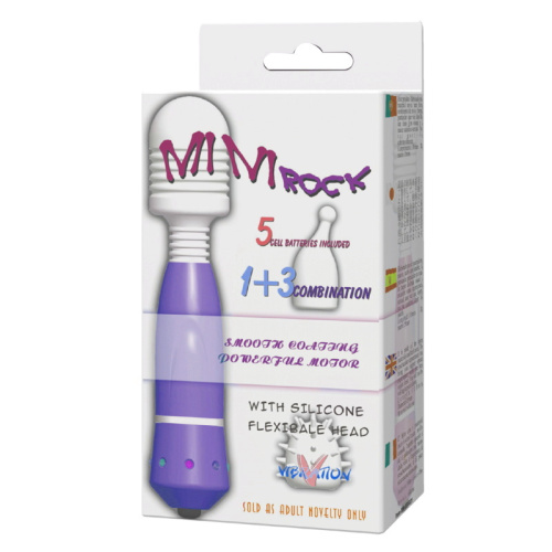 Массажёр Mini Rock с 2 насадками в комплекте фото 7