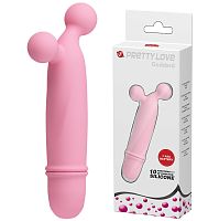 Мини-вибратор оригинальной формы Goddard нежно-розовый