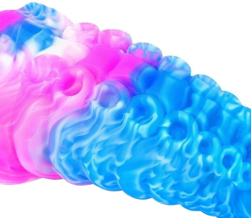 Разноцветный фаллос в виде щупальца Magic Hero 21 см фото 4