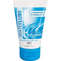 Гель-смазка Hot Glide Waterlube Springwater с родниковой водой 30 мл