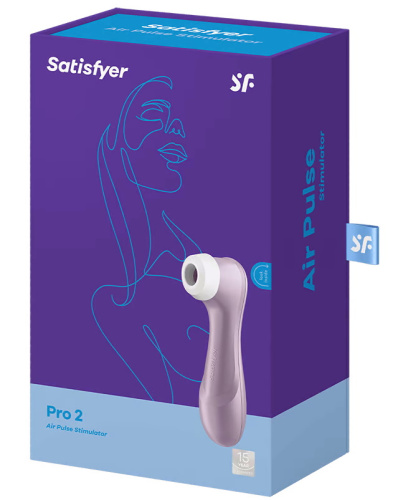 Вакуумно-волновой стимулятор клитора Satisfyer Pro 2 фиолетовый фото 7