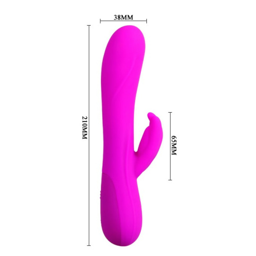 Вибратор с клиторальным стимулятором Pretty Love Barrette фото 5