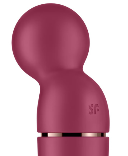 Перезаряжаемый вибромассажер с плавающей головкой Satisfyer Planet Wand-er Rose фото 6