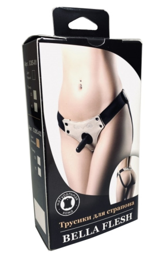 Трусики для страпона со штырьком Bella Flesh фото 4