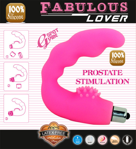 Вибромассажер для стимуляции клитора и точки G розовый фото 7