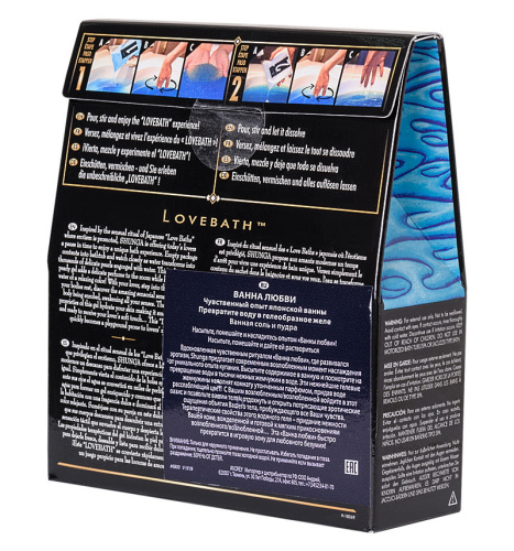 Гель для ванны Shunga Lovebath Ocean Temptation океан соблазнов 650 гр фото 4