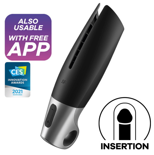 Смарт-мастурбатор с вибрацией Satisfyer Power Masturbator фото 2