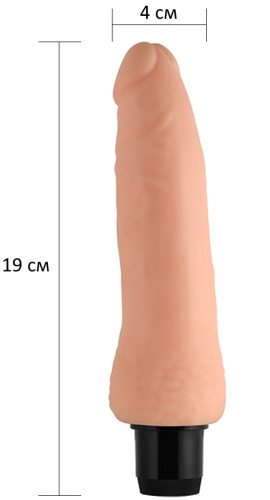 Вибратор реалистичный Xtreme Feel Cyberskin 19 см фото 5