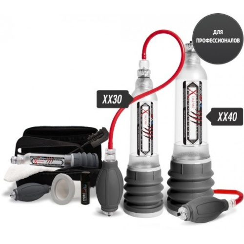 Гидропомпа Bathmate HydromaxXtreme9 (Xtreme X40) для увеличения пениса прозрачная фото 4