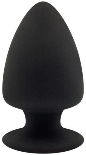 Анальная втулка с эффектом памяти SilexD Premium Silicone Plug XS черная фото 2