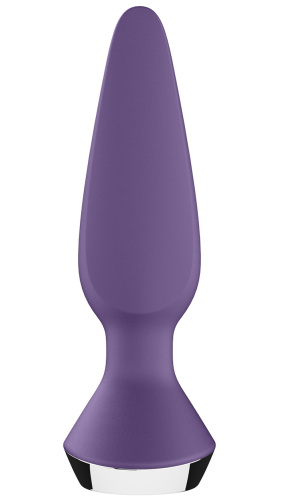 Анальный смарт-стимулятор с вибрацией Satisfyer Plug-ilicious 1 фиолетовый фото 7