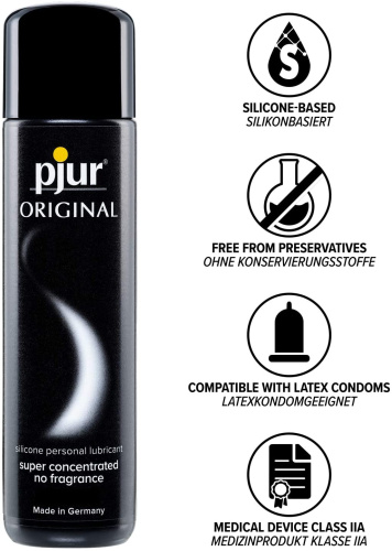 Силиконовый концентрированный лубрикант Pjur Original 10 мл фото 2