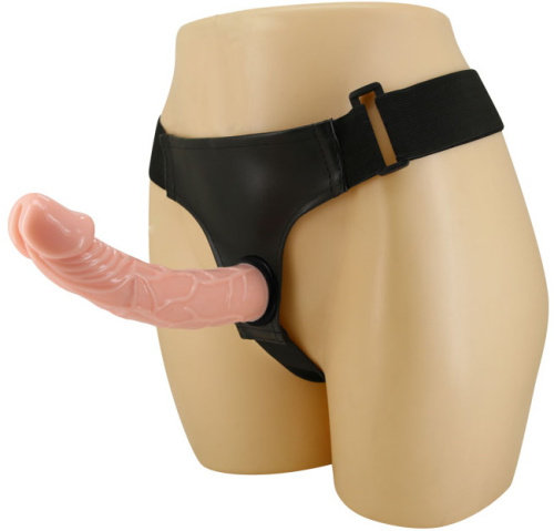 Реалистичный страпон на трусиках 20 см фото 2