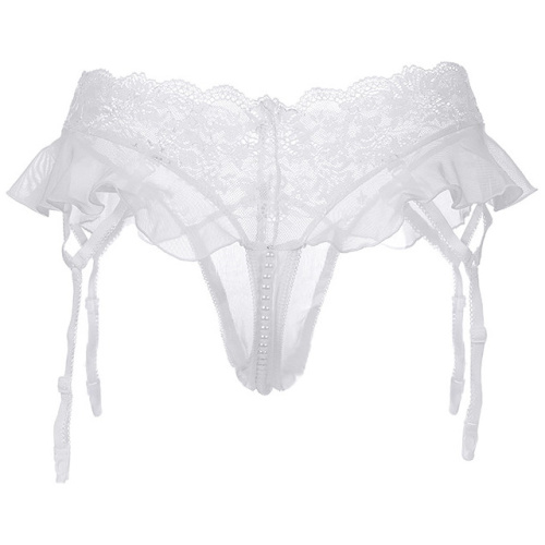 Трусики-пояс с жемчужной нитью Erolanta Adeline, белый 50-52 фото 5