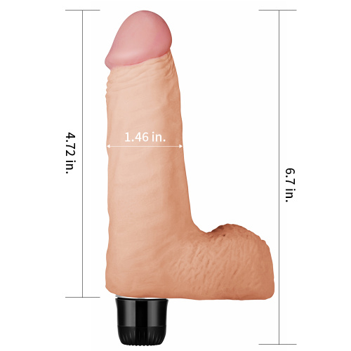 Вибратор Real Feel cyberskin Vibrator 7 in фото 4
