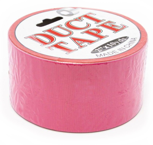 Бондажный скотч Duct Tape розовый 15 м фото 2