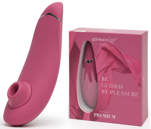 Бесконтактный вакуумно-волновой стимулятор клитора Womanizer Premium розовый