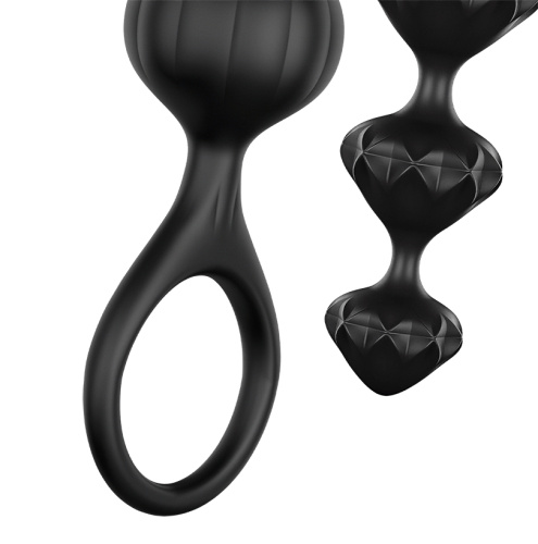 Набор анальных цепочек Satisfyer Love Beads черные фото 6