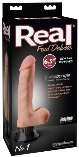 Фаллоимитатор с вибрацией Real Feel Deluxe No.1 18 см фото 5