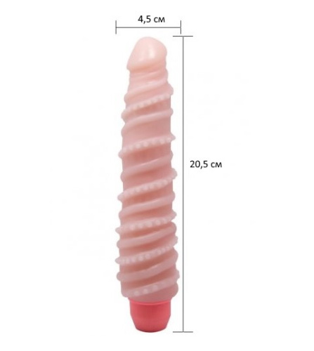 Гнущийся вибратор с хребтом Flexi Vibe 21 см фото 6
