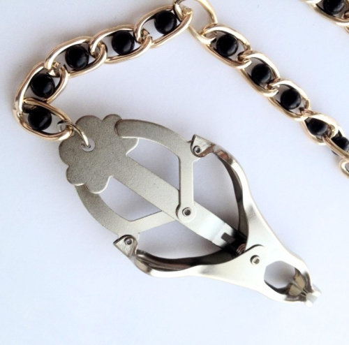 Квадратные зажимы на соски и клитор фото 2