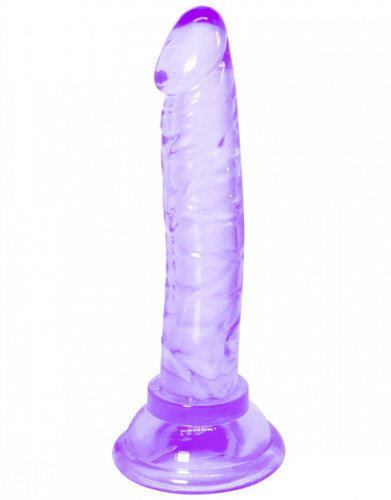 Прозрачный фаллоимитатор Intergalactic Orion Purple 14 см фото 4