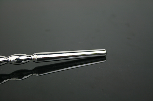 Серебристый уретральный буж 10,3 см фото 4