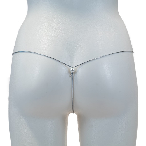 Стринги с бусинами Silver фото 3