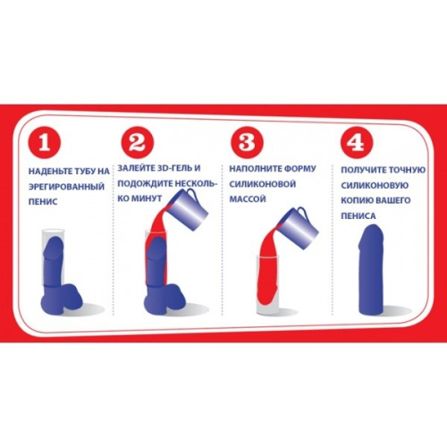 Набор для изготовления слепка пениса Cloneboy Dildo Classic Black фото 4