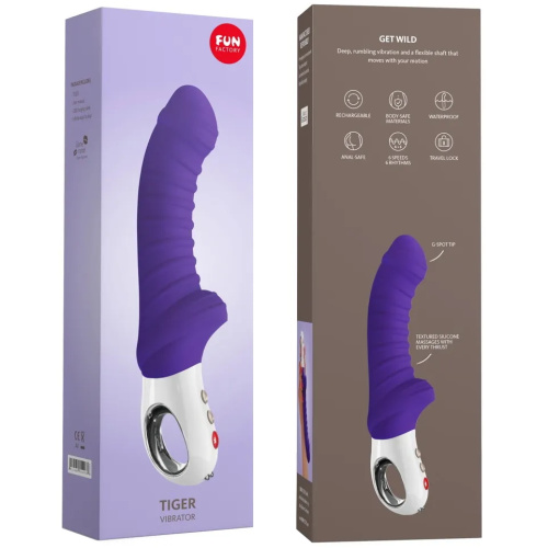 Вибратор Fun Factory Tiger G5 фиолетовый фото 9