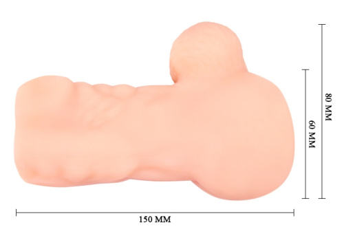 Мастурбатор-попка мужской полуторс Back Spirit фото 7