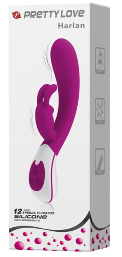 Перезаряжаемый вибратор-кролик Pretty Love Harlan фото 10