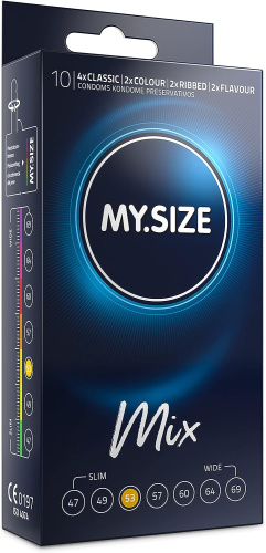 Презервативы My.Size Mix №10 размер 53