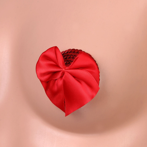 Красные пэстисы с красными бантиками фото 5