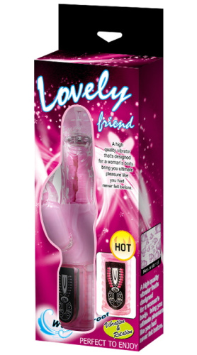 Вибратор Hi-tech со стимулятором клитора Lovely Friend фото 8
