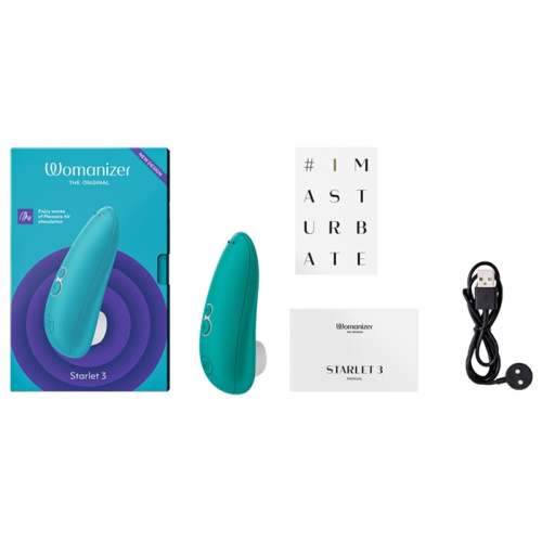 Компактный бесконтактный стимулятор клитора Womanizer Starlet 3 Turquoise фото 9