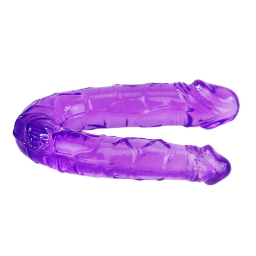 Двухголовый фаллоимитатор Lucky Lady Dual Stimulator фиолетовый фото 2