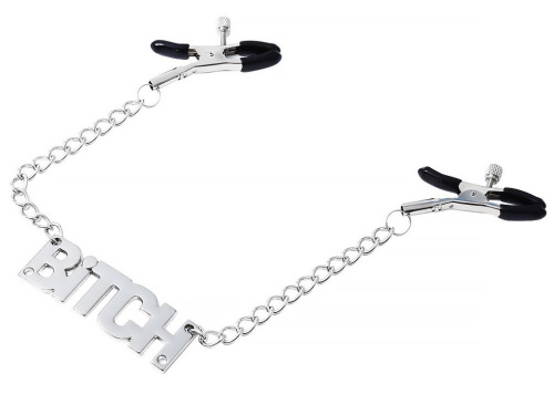 Зажимы для сосков с цепью Bitch фото 2