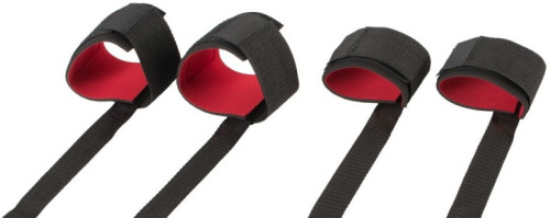 Черно-красный набор для бондажа к кровати Bondage Set фото 4