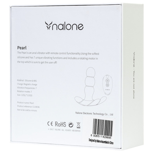 Вибратор анальный с дистанционным пультом управления Nalone Pearl фото 4