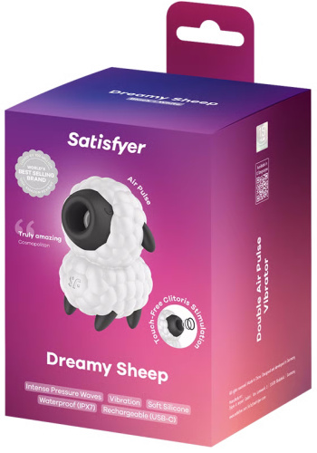 Вакуумно-волновой стимулятор клитора Satisfyer Dreamy Sheep фото 5