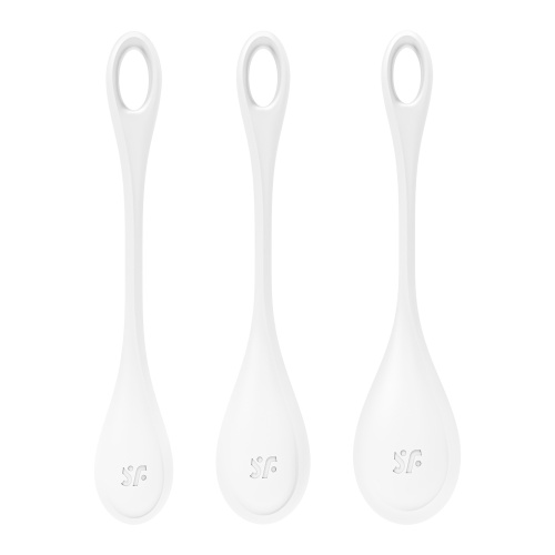 Вагинальные шарики Satisfyer Yoni Power 1 белые фото 5