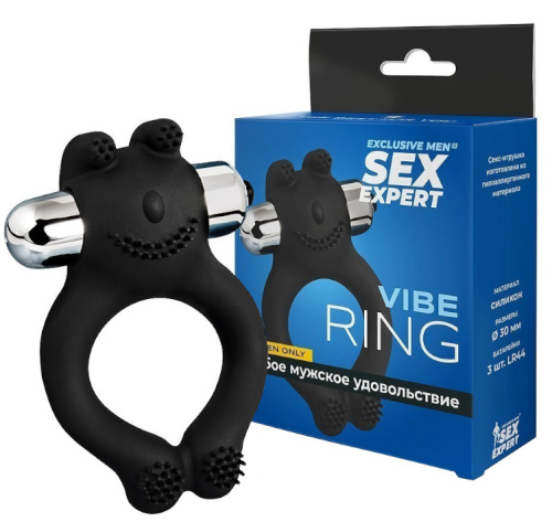 Эрекционное виброкольцо Sex Expert Vibe Ring