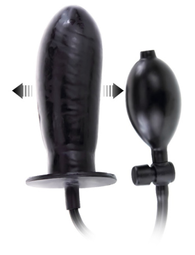 Расширяющийся фаллоимитатор с грушей Bigger Joy 16 см фото 3