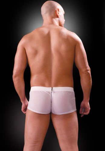 Мужские боксеры на молнии Fetish White Hot L/XL фото 3