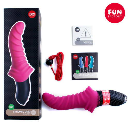 Пульсатор Fun Factory Stronic Drei ежевичный фото 6
