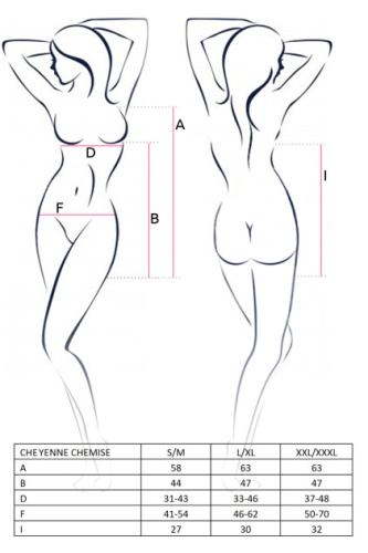 Синий корсет Cheyenne S/M фото 4