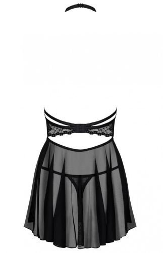 Пикантный бэби-долл с открытой грудью и стрингами Nettsy L/XL фото 5