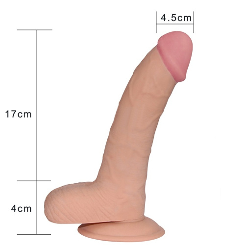 Реалистичный фаллос The Ultra Soft Dude 22,5 см фото 2